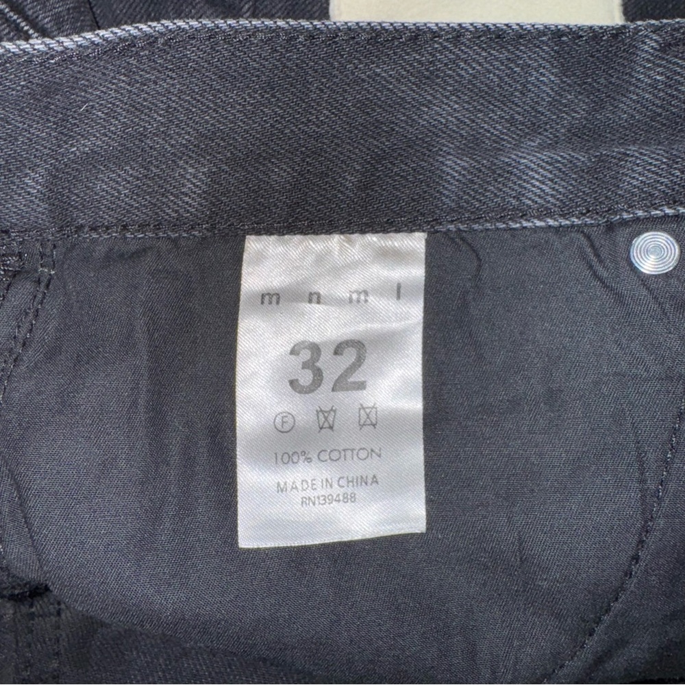 SKELETON STRAIGHT DENIM mnml - Picture 4 of 4